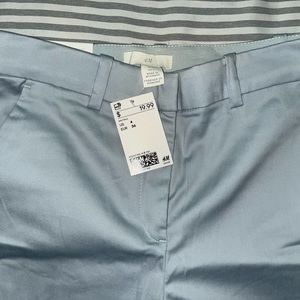 Size 4 H&M Baby Blue Slacks NEW